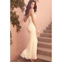 Lulus  Zenith Cream Lace Maxi Dress Size S NWT Photo 1