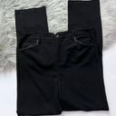 NYDJ  Ryan Faux Leather Trim Trousers Photo 0