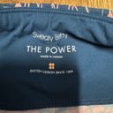 Sweaty Betty  The Power Legging Yoga Pants XS Green Pink Star Floral Side Pocket Photo 6