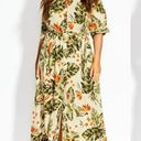 City Chic  Women's Plus Size 18 Maui Maxi Dress Elasticated Off Shoulder Bohemian Photo 15