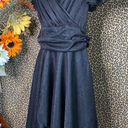 Unique Vintage MAGNOLIA PLACE Black Sparkly PLUS SIZE Flutter Sleeve Dress NWT | 2XL | Photo 4