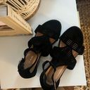 Top Moda Like New  Heeled Sandals Black Size 7.5 Photo 3