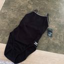 Speedo Women's Swimsuit One Piece Endurance+ Skimpy Thin Strap Solid  Black Photo 2