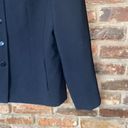 Larry Levine  Suits Black Button Down Blazer Jacket Women's Size 12 Photo 2