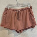 Vuori  Sunnyside Organic Cotton Lounge Shorts in Burnt Clay Photo 2