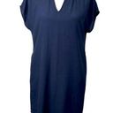 Madewell  Navy Cap Sleeves Shift V Neckline Short Sleeve Dress Size XS Photo 0