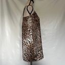 re:named  Leopard Slip Dress Size S Mini Brown Black Spaghetti Straps New D1818 Photo 4