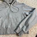 Brandy Melville  Heather Grey Cropped Zip Up Hoodie Jacket One Size XS S Small Photo 7