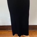 Rhapsody Vintage 90’s Solid Black Velvet Full Length Prom Dress Photo 5