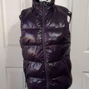 Bershka  STREET BRANDING Purple Puffer Vest Photo 0