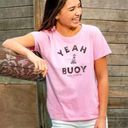 Life is Good  Crusher Tee “Yeah Buoy” Pink, Size M New w/Tag Photo 0