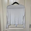 Charlotte Russe Cropped Waffle Knit  Long Sleeve Photo 1