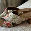 Aerosoles A2 by  Midday Crisscross Boho Floral Heeled Sandal - Size 11W EUC Photo 9