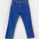 Theory  Blue Medium Wash Bootcut Jeans Photo 2