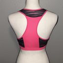 Bally Total Fitness Neon Pink Athletic Sport Bra Size Medium Photo 2
