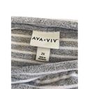 Ava & Viv  Striped Blouse Shirt Casual School Workwear Career Photo 5