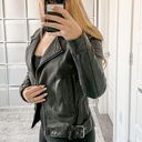 ALL SAINTS Range Leather Biker Jacket Vest Photo 92