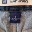 Gap Vintage  2003 Denim Wide Leg Cuffed Cropped Jeans 2 Photo 4