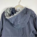 Roxy  Quicksilver Gray Fur Cuffed Winter Ski Jacket Photo 6