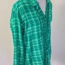 Cabela's  Women's Green Plaid Shirt with Ruffles Photo 5