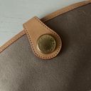 Dooney & Bourke NWT Vintage  clasp bifold canvas brown wallet with leather trim Photo 5