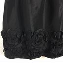 Max and Cleo  Rosette Embellished Trim Strapless Taffeta Special Occasion Dress 10 Photo 4