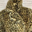 Nine West  Catty coat leopard faux print, large wrap ribbon closure size large Photo 8