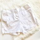New York & Co. Womens White Audrey Shorts - Sz 2 Photo 1