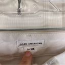 Good American  Good Classic Boot Jeans White Size 0 Photo 4