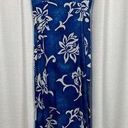 Vintage Blue Royal Hawaiian  Floral Hawaiian Maxi Dress Sz.6 Photo 0