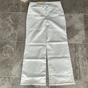 NYDJ  Teresa High Waist Fray Hem Wide Leg Jeans, White Size 16, New w/Tag $129 Photo 6