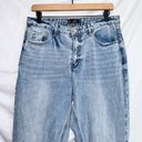 Missguided  Riot Light Wash Denim High Rise Straight Leg Mom Jean size US 10 Photo 1