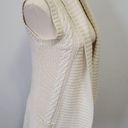 Sonoma  cream cable shawl collar vest size small Photo 1