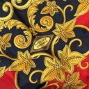 Versace Atelier  100% Silk Scarf Large 33″ Baroque Square Baroque Italy Photo 5