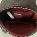 Coach NWOT.  Mini Court Backpack In Signature Canvas Leopard Backpack Photo 10