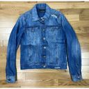 Articles of Society New  Denim Jean Jacket Womens S Blue Cotton Distressed Casual Photo 0