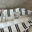 Forever 21 Black And White Striped Skirt Photo 2