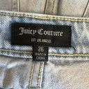 Juicy Couture  High Waist Straight Leg Black Star Patch Jean Size 26 New Photo 5