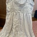 Old Navy Blue And White Striped Dress Photo 0