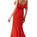 C/MEO COLLECTIVE NWT Revolve  Outline Gown in Cherry Red Size XL Photo 1