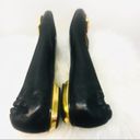 Juicy Couture  black flats with gold symbol sz 9.5 Photo 76