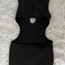 Black Cut Out Mini Dress Photo 7