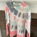 American Eagle  Jegging Fit XS Oversized Tie Dye Summer Sweatshirt Photo 2