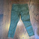 Banana Republic  HERITAGE Women’s Olive Green Coated Denim Ankle Jeans Size 28 S Photo 3