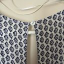 Francesca's Francesca’s Blue And White Floral Jumpsuit Size Small Photo 7