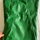 SheIn Green Leather Pants Photo 1