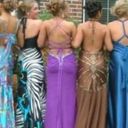 Night Moves  purple jeweled lace up back prom dress Photo 3