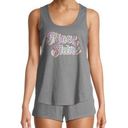 secret treasures Womens  Rise & Shine Glitter Sleep Tank - Sz L Photo 0