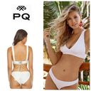 PilyQ New.  white bikini set. S-bottom/D-cup top. Retails $149 Photo 1