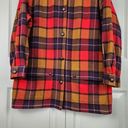 Rafaella  Shacket Wool Blend Plaid Jacket Button Front Flannel Shirt Pockets Sz M Photo 14